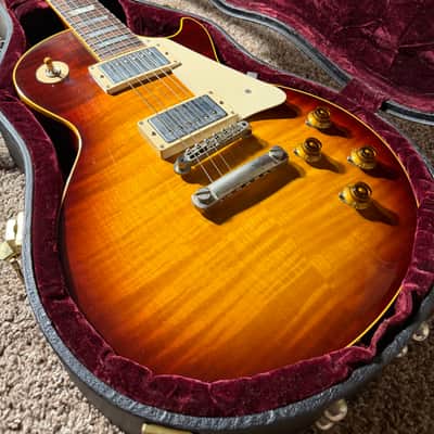 Gibson 2002 Custom Shop Historic Collection '58 Les Paul Standard Flame Top Reissue - Heritage Darkburst image 11