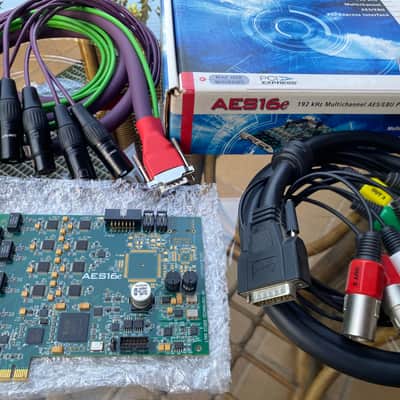 Lynx Studio AES16e + I/O cables image 1