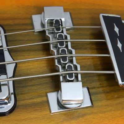 1967 Fender Coronado Bass II - Wildwood "Rainbow Golds" image 14