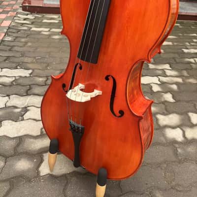 Copy Stradivari style Cello 4/4 Old spruce , 100% Hand Made with Bag/Bow#15952 image 4