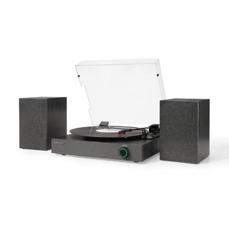 Crosley Zane Shelf System Turntable & Speakers image 1