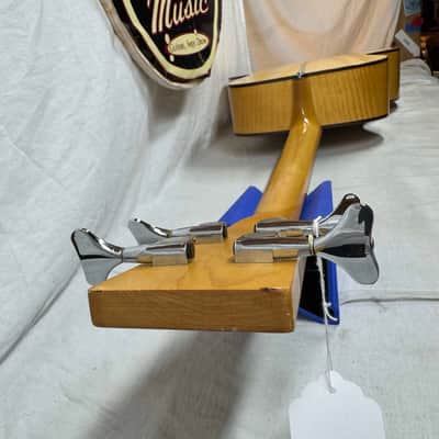 Sigma Guitars STB-ME Acoustic-Electric Bass with Case - MIK Made In Korea 1992 - Natural image 25