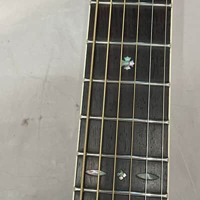 Tanglewood TW45-VS Sundance  Solid Cedar/Mahogany Super Folk Cutaway with Electronics  Vintage Sunburst Gloss made in the UK image 5