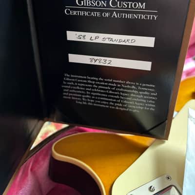 Gibson Custom Shop VOS '58 Les Paul Standard Reissue Light Aged 6.8lbs image 18
