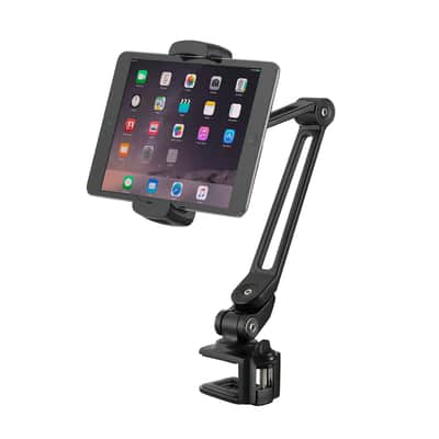 Mint Konig & Meyer 19805-000-55 Clamp-On Smartphone / Tablet Holder, Black image 2