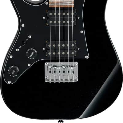 Ibanez GRGM21L-BKN GIO RG miKro Electric Guitar 6-String Lefty - Black Night image 1