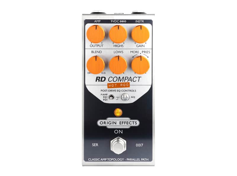 Origin Effects RD Compact Hot Rod Amp Overdrive Pedal image 1