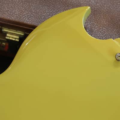 Case Queen! 1991 Gibson Les Paul Custom SG Limited 30th Anniversary 3 Pickups Electric Guitar TV Yellow + OHSC image 13