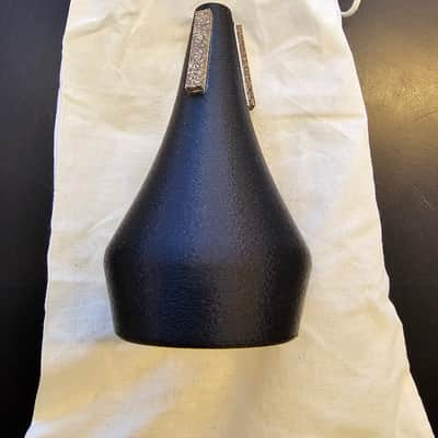 Huber Music Trumpet Maple Straight Mute 2026 - Black Plastic w/ Maple Wood Bottom image 2