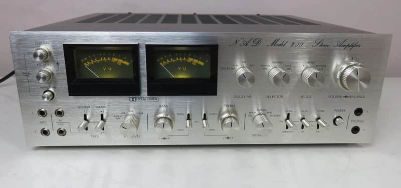 NAD 200 INTEGRATED AMPLIFIER ( AMP ) FULLY SERVICED RECAPPED + LED's image 1
