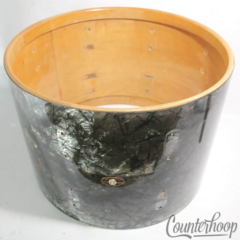 Slingerland 14x20"Black Diamond Pearl Bass Drum Shell 3Ply 60s BDP Sound King US image 1