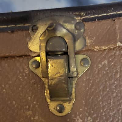 Vintage RARE 1950 Gibson Branded L5 L7 Arch Top Brown Soft Shell Guitar Case image 7