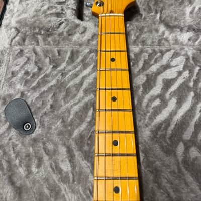 Fender American Ultra II Stratocaster HSS with Maple Fretboard - Solar Flare image 3