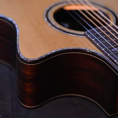 Crafter Platinum Premium Tce VVS OM Acoustic Guitar Top Back Solid Dual Source Pickup image 3