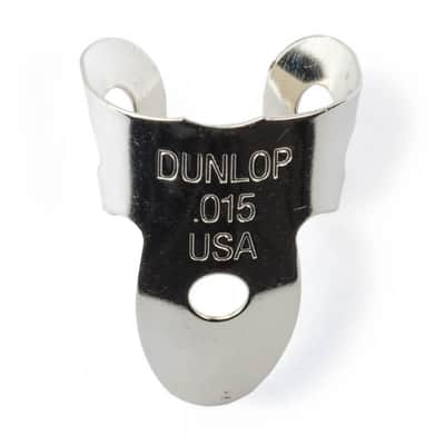 Dunlop 36R015 Nickel Silver Mini .015mm Fingerpicks (20-Pack)