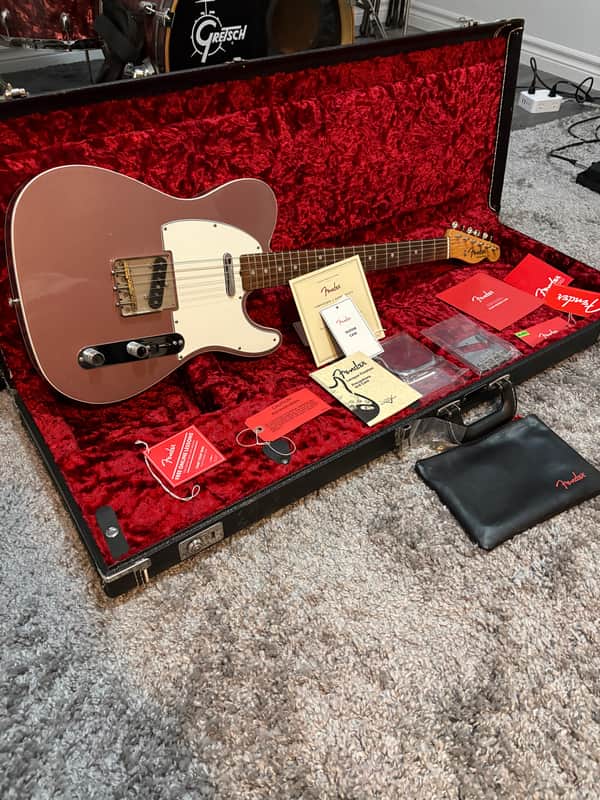 Fender American Original '60s Telecaster with Rosewood Fretboard 2020 - 2022 - Burgundy Mist Metallic