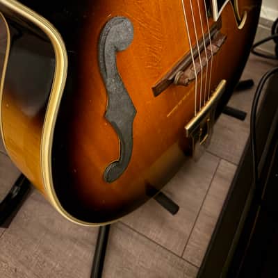 1968 Gibson L-5C Acoustic Archtop Electric Jazz Guitar w/ Full Size Floating Humbucker Duneland Blackpole HSC + Foam Plug image 2