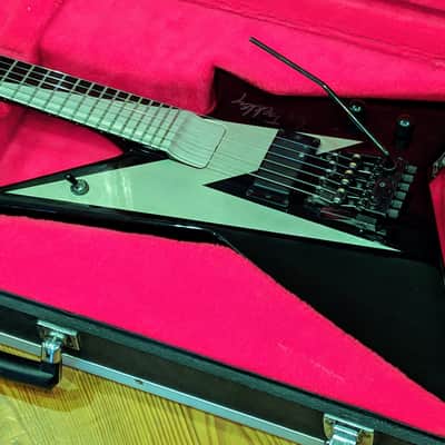 Washburn 1987 AF-40V Ace Frehley Signature Guitar OHSC + Gibson Lightning Bolt Strap RARE! image 2