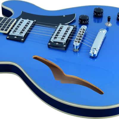 EKO MIA IV SA Blues Semi Acoustic Semi Hollow Body Guitar DG Style New image 4