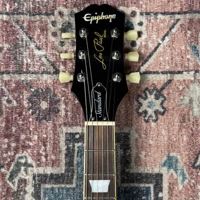 2020 Epiphone Les Paul Standard 50s Heritage Cherry Sunburst Electric Guitar W/ Roadrunner Gigbag! image 12