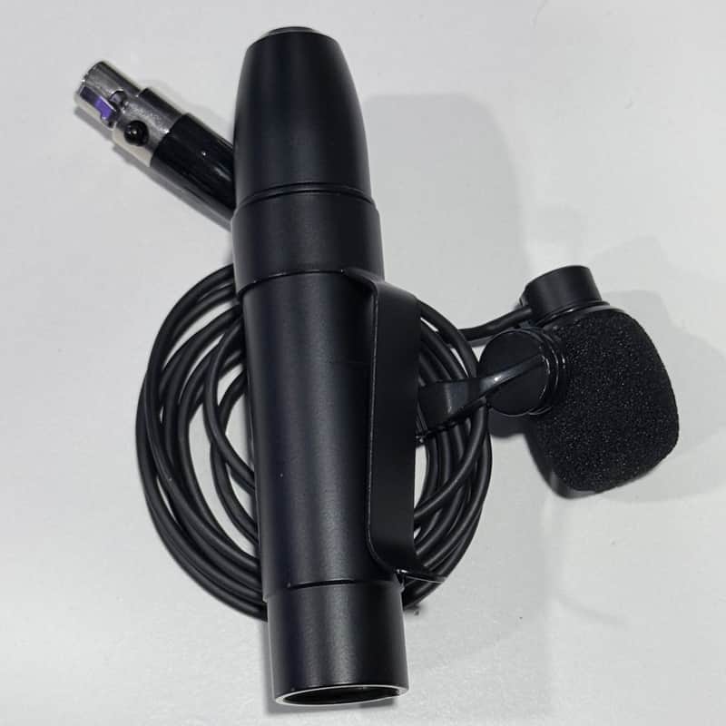 Shure WL185 Cardioid Condenser Lavalier Mic with 4' TA4F Cable 2 and Preamp - Present - Black image 1