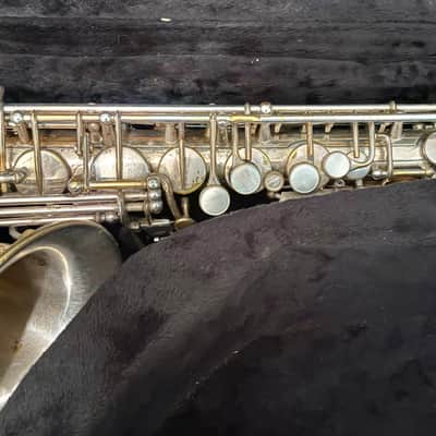 SELMER Balanced Action Alto saxophone JUST OVERHAULED 1938 - Silver plated Bild 15