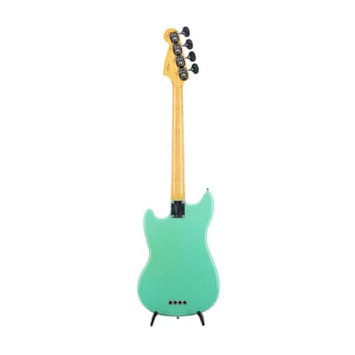 Fender Vintera 60s Mustang Bass Guitar, Pau Ferro FB, Sea Foam Green, MX2018XXXX image 3