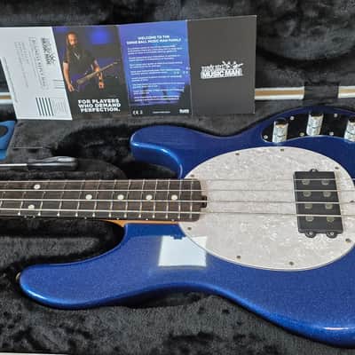 Music Man StingRay Special 4 H USA BRAND NEW! Blue Sparkle NOS! Pro American Bass Guitar image 5