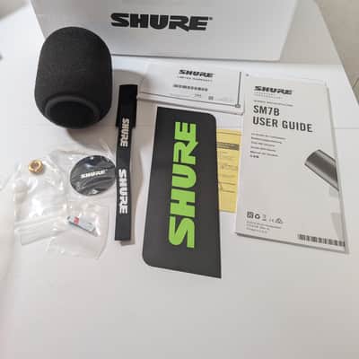 Authentic Shure SM7B Dynamic Microphone Cardiod Black Complete with Accessories image 2
