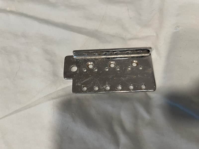 Fender Stratocaster Bridge Plate - Chrome image 1