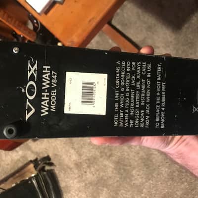 Vox V847A Wah Pedal image 4
