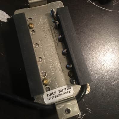 Seymour Duncan Hyperion 2018 Uncovered Black Guitar Pickup Set W/dyna-MIX10 switching system image 3