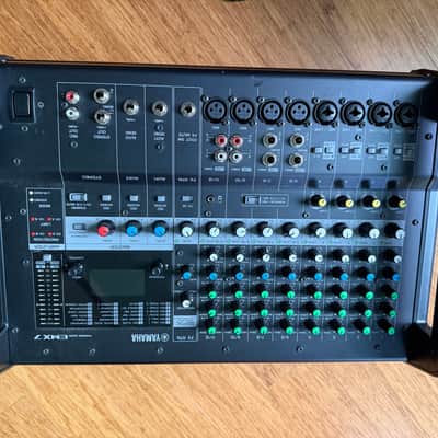 Yamaha EMX7 12 Channel 1400-Watt Powered Analog Mixer 2017 - Present - Black image 3