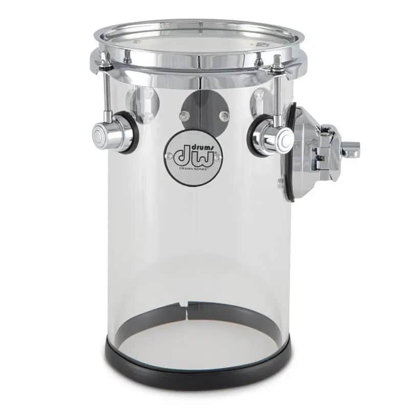 DW Design Rata Tom 6x10 Clear Acrylic image 1