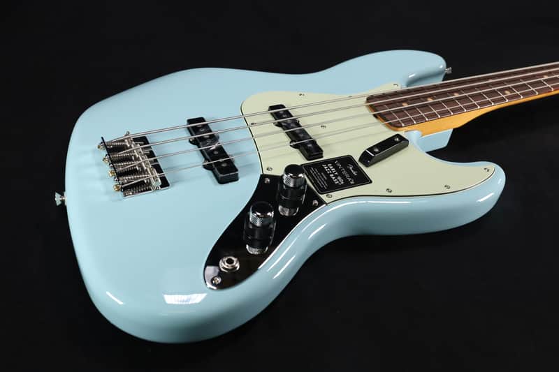 Fender Vintera III Early '60s Jazz Bass, Rosewood Fingerboard - Sonic Blue 165 image 1