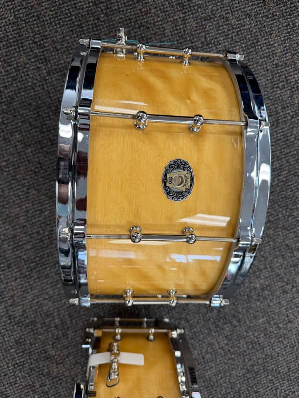 LUDWIG 110th ANNIVERSARY aged exotic avodire 7 x 14 anniversary snare drum 2019 image 1