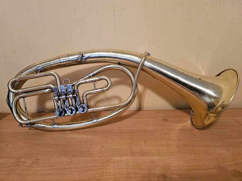 Tenor Wind Brass Musical Instrument Horn USSR Soviet Vintage and Rare