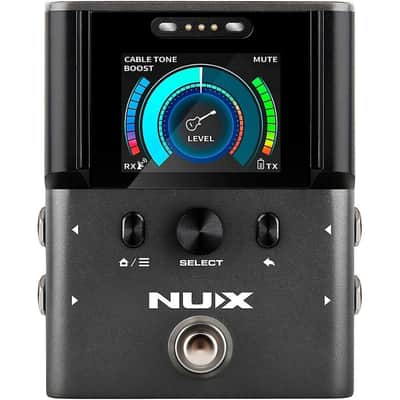 NUX B-8 Professional 2.4GHz Guitar Wireless System with Tuner - Black image 7