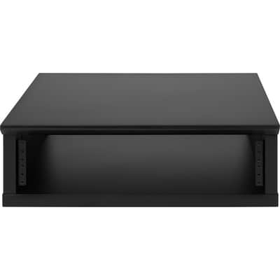 Gator Elite Furniture Series 2U Desktop Studio Rack in Standard Black Finish image 3
