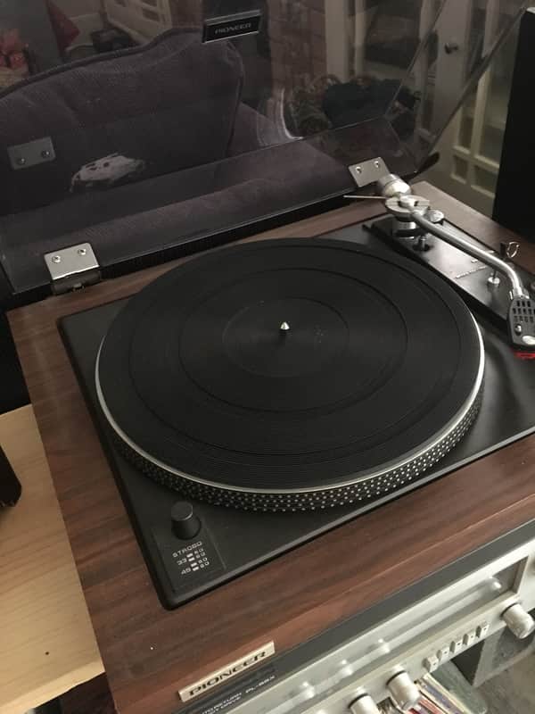Pioneer PL-55X 1970’s Brown/black image 1