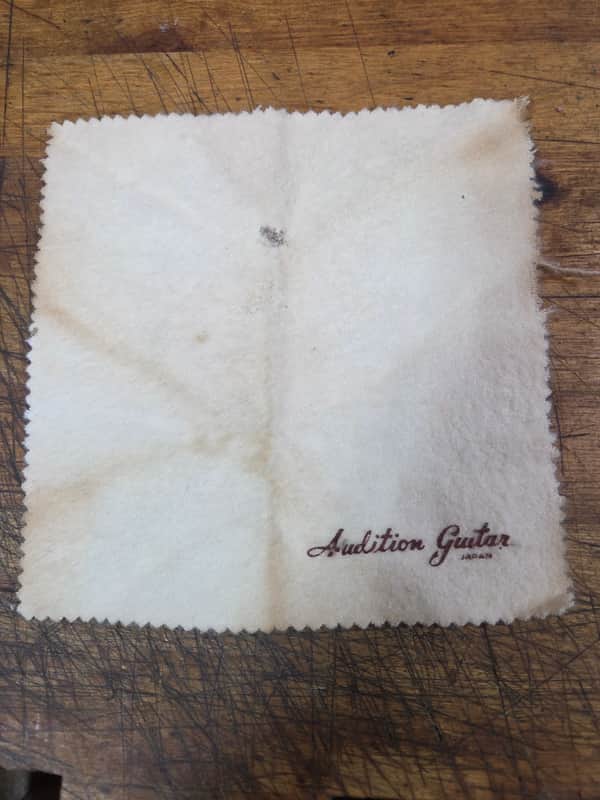 Vintage RARE 1964 Audition Kawai Guitar Polishing Cloth Case Candy image 1