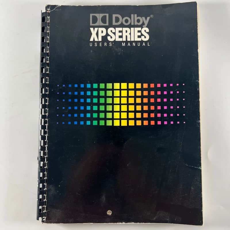 Dolby XP Series Users' Manual image 1