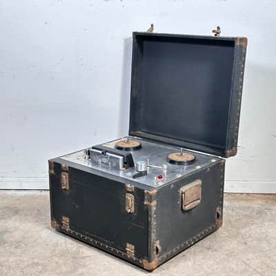 Vintage Ampex 400 Series Tube Mic Preamp & Transport Reel to Reel Tape Deck image 2