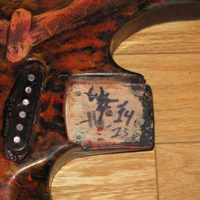 Made in Japan ESP M-ii 1993 Loaded Body - Custom George Lynch Skull & Bones Paint Job image 5