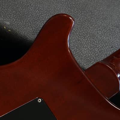 2011 PRS Custom 24 Quilt 10 Top Electric Guitar Dark Cherry Burst + OHSC image 13