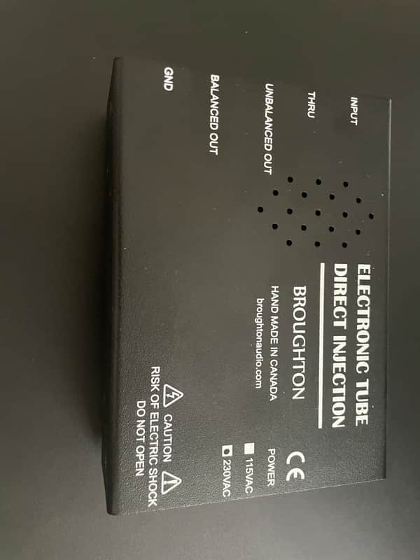 Broughton Audio Electronic Tube Direct Injection (ETDI) image 1