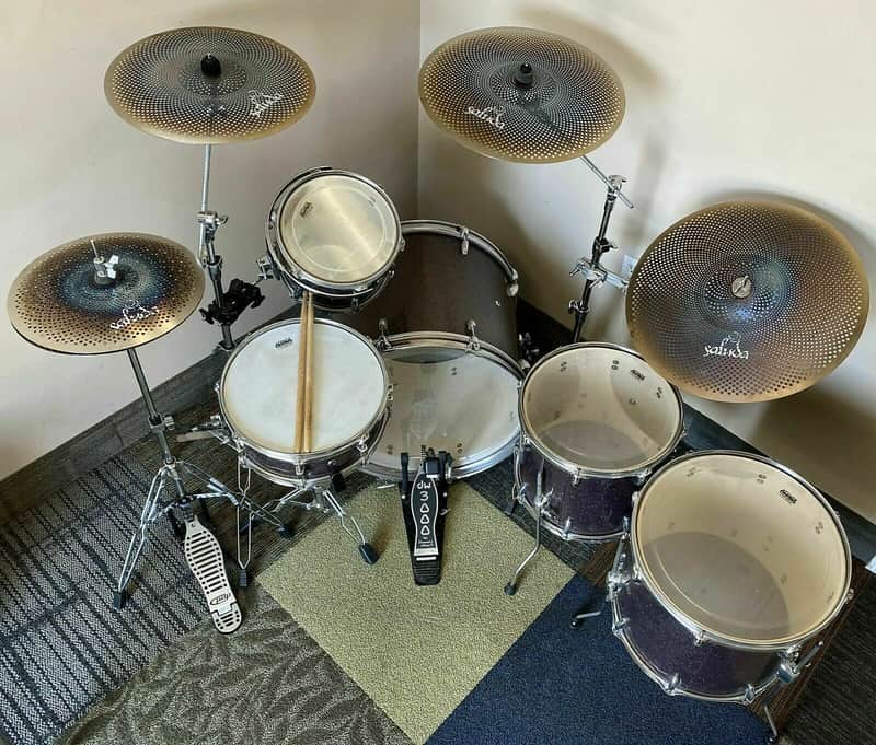 5 PC Saluda Low Volume Cymbal Set 14HH, 16, 18, 20 (Video File) image 1