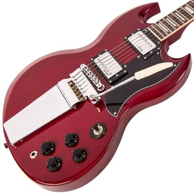 Vintage VS6VCR ReIssued - Vibrola Tailpiece - Cherry Red image 2