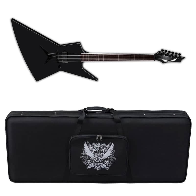Dean Zero Select Fluence Electric Guitar Black Satin + Dean Case BRAND NEW image 1