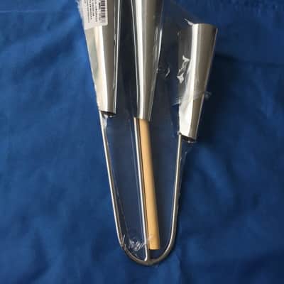 7" 6" 5" Triple Agogo Steel Chromed Professional Hand Percussion Aluminum image 4